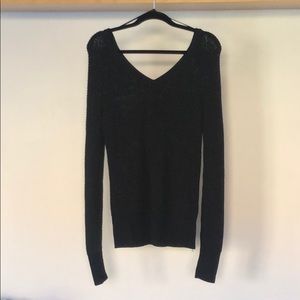 Black Knitted Sweater